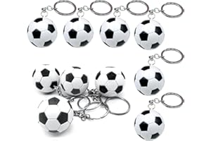 Gativs Fußball Anhänger - 10 Stück Fußball Stressball & Party Geschenk für Fußballfans & Schule
