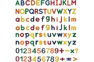 JUHONNZ Lettres Magnétiques pour Enfants, 105 Pièces Alphabet Magnetique avec Chiffres pour Tableau Magnétique et Frigo, Aimant Lettre pour Jeu Educatif Apprentissage Préscolaire et Comptage de l'orthographe