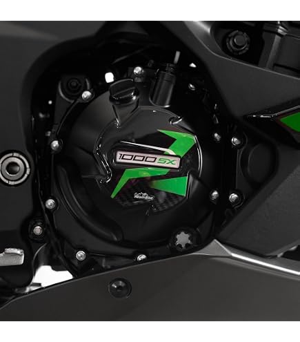 Resin Bike Autocollant Résine 3D Kawasaki Z1000SX 2017-2019 - Protection Réservoir Gauche Droite