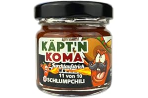 Schlump-Chili⎥KÄPT'N KOMA Paste⎥ultra scharfe Chili Paste⎪mit Carolina Reaper Chilis und Ingwer (1 x 35g)