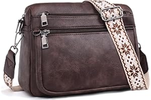 MUIIKOLA Cross Body Bag Women，Crossbody Bags For Women Purses for Women Trendy,Leather Medium Crossbody Bag, Women's Shoulder Handbags Built in Wallet Adjustable wide shoulder straps