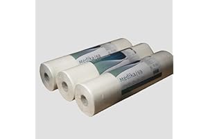 MEDIKA69 LOT DE ROULEAUX DE DRAPS D'EXAMEN GAUFRÉS-IDEAL médical, beauté, PAR 2/3 / 4/6 ROULEAUX - QUALITE PREMIUM - PURE OUATE BLANCHE - 50 X 37 CM - 121 FORMATS - DRAP MEDICAL FABRIQUES EN EUROPE (3)