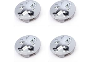 X4 Peugeot 60 mm de haute qualité en alliage de roue badge Gris Chrome Logo Emblème Centre hub caches pour Peugeot