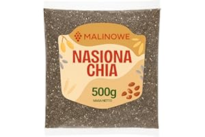 Malinowe NASIONA CHIA 500g Szałwia Hiszpańska Naturalna