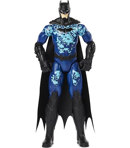 DC Comics BATMAN Personaggio Batman Oro E Nero In Scala 30 Cm Con Decorazioni Originali Mantello E 11 Punti Di Articolazione Giocattoli Per Bambini E Bambine Dai 3 Anni