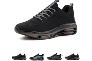 Anokar Scarpe Ginnastica Donna Scarpe Running Uomo Leggere Scarpe Sportivo Corsa Unisex Basso Cuscino d'Aria Casual Leggero Antiscivolo Outdoor Nero Blu Rosso Bianco EU36-EU48