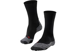 FALKE Herren TK2 Wandersocken mittelstarke Polsterung antiblasen lang warm Trekkingsocken atmungsaktive schnelltrocknende klimaregulierende geruchshemmende Wolle Funktionsmaterial 1 Paar