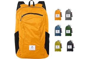 4Monster Neuf Sac à Dos Pliable Ultra léger, Sac à Dos Pliable résistant à l'eau, Sac à Dos de randonnée pour Le Voyage, Le Camping et l'extérieur, Promenade Quotidienne, Cyclisme