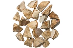 Naturosphère - Minéraux et fossiles C25 - Pierres brutes jaspe paysage - 3 à 4 cm - 100 grammes