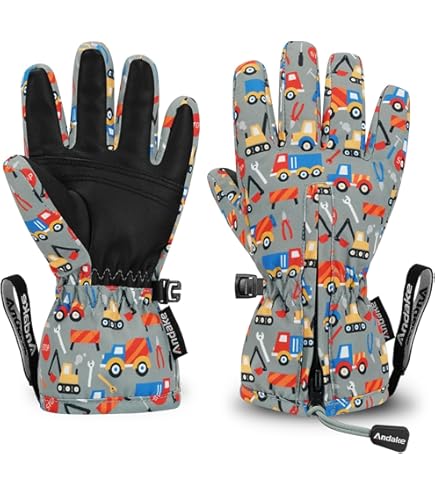 CTi Waterproof Ski Snowboard Gloves Touchscreen PU Leather Winter - View #4