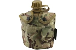 VORAGA Zip Zap Zooom Kombat Army Combat Military Water Bottle BTP US GI British Camo Waist Belt Pouch Clip