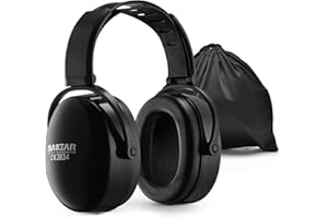 ERM TOOL Cuffie Antirumore,SNR 34 dB Cuffie Antirumore per Ambito Lavorativo,Cuffie Antirumore Regolabili,Attenua i Rumori e Protegge l’udito, Ldeale sul Lavoro e Nella vita Quotidiana