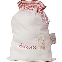 Sacchetto Porta Corredino Personalizzato Con Nome - Sacca Primo Cambio Neonato In Rosa - Foto 13