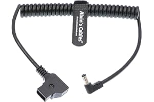 Alvin's Cables Anton Bauer Power Tap D-Tap na DC 2,1 12 V kabel spiralny do monitorów LCD KiPRO