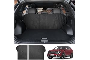 Utiiy Seat Back Cover Fit for 2023 2024 Kia Sportage Cargo Liner TPE Cargo Mat Rear Seat Protector for 2024 Kia Sportage(Backrest Mat), 2324KS