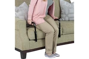 GENERIC Stand Assist - Mobility Standing Aid Rail for Couch, Chair - Assistance Handle for Patients, Elderly, Seniors and Disabled - Safety Grab Bar for Sitting, Sofa, Home (Black)