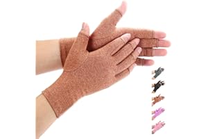 Duerer Gants de Compression Arthritique, Pour Aider A Augmenter La Circulation Réduire La Douleur Et Favoriser La Guérison, Gants Arthrose Convient pour Hommes et Femmes