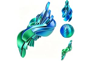 Dubydu 3D-tryckt fidget boll, stressreducerande Morphslimeeffekt, sensorisk sfär med flytande effekt, stressavlastande spel för ångest och koncentration, skrivbordsleksak för hemmakontor, barn, vuxna
