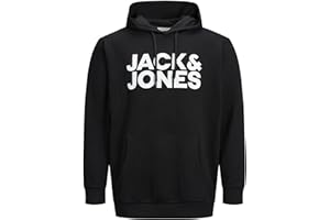 JACK&JONES PLUS Jjecorp Logo Sweat Hood Noos PS Hooded Sweatshirt para Hombre
