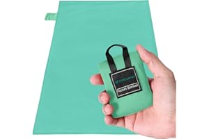 Odoland Outdoor Pocket Travel Blanket Beach Mat - Waterproof Sand Proof Beach Blanket, Picnic Mat - Multi Colour and Sizes - Portable Lightweight for Camping, Picnic AppleGreen S