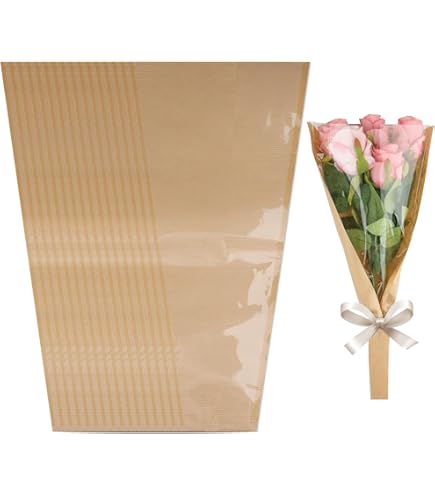 Lot De 50 Sachets D'emballage Pour Fleurs, Pochettes D'