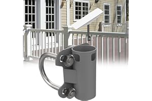 GZWY Maszt antenowy, uchwyt rurowy do miski Starlink, uchwyty do anteny satelitarnej, akcesoria Starlink, regulowany uchwyt w kształcie litery U, uchwyt montażowy na balkon, do przyczepy kempingowej