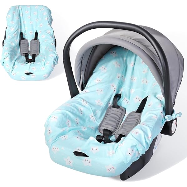 Copriovetto Universale Per Seggiolino Auto - Spugna Di Cotone, Made In Italy, Bianco - Foto 4