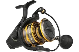 PENN Battle Spinning Reel Kit, Taglia 5000, Include Copertura Mulinello e Bobina di Ricambio in Alluminio Anodizzato, Posizione Maniglia Destra/Sinistra, Sistema di Trascinamento Anteriore HT-100