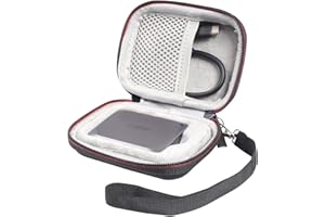 AONKE Hart Reise Tasche Case für Crucial X10 Pro / X9 Pro 500GB/1TB/2TB/4TB Externe SSD Festplatte