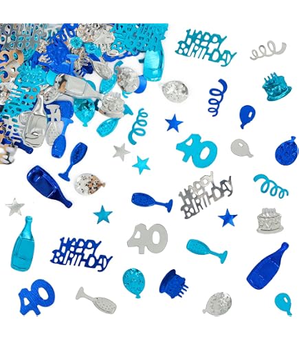 Serviettes Anniversaire 40 Ans Blanc Argent - Lot De 24 Serviettes 33x33cm 3 Plis