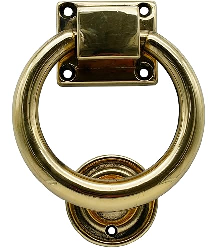 Battente Porta Antico In Ghisa | Set Da 2 | Stile Vintage Bronzo | Per Portone D'Ingresso - Foto 7