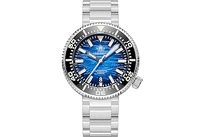 ADDIESDIVE Męski automatyczny zegarek nurkowy wodoodporny 1000M NH35 ceramiczna ramka szkło szafirowe, BGW9 świecąca tarcza 3D Wave