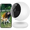 Noorio Security Camera Wireless Outdoor Indoor-2K 16G Cameras House Security Compatible with Solar Panel and Alexa, Magnetic Cameras for Home Security, AI Person Pet Motion Detection, No Monthly Fee