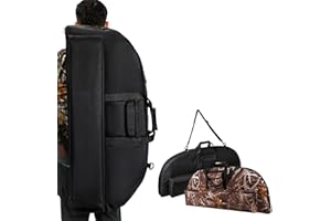 NCONCO Archery Bow Bag Multiple Pockets Compound Bow Case Lightweight Portable Outdoor Archery Carry Bag Large Capacity Durable Storing Bow Case with Arrow Pocket Perfect for Hunting