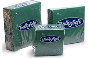 PARTYRAMA Dark Green Luncheon Napkins 33x33cms 2 Ply - Pack of 100