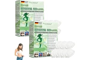 DITU GLORENDA Moringa NAD+ 10-in-1 Nano Patch, 2026 Neu Nano-Mikronadelpfaster, Natürliche Inhaltsstoffe, 10-in-1 Abnehmpflaster für Männer und Frauen (2 schachtel)