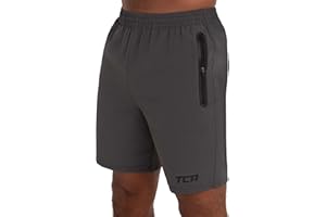 TCA Pantalones Cortos Hombre Deporte con Bolsillos de Cremallera - Pantalon Corto Hombre Deporte Tecnología Elite Tech - Pantalones Cortos Hombre Gym Running Crossfit - Shorts Deportivos Hombre