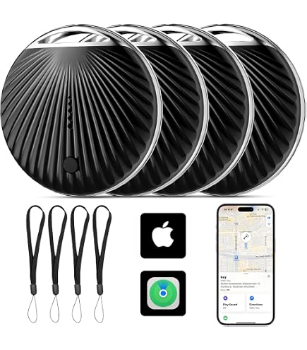 4 Air Tracker Per Android – IP67 Smart Tag Con App Find Hub, Batteria Sostituibile, Portachiavi Impermeabile Per Bagagli E Portafogli