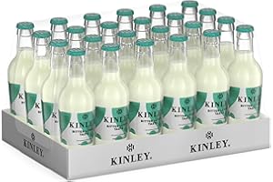 Kinley Bitter Lemon Taste, Bevanda al Limone con note di Lavanda, Adatta alla Mixology, Per Drink Rinfrescanti e dal Sapore Inconfondibile, Bevanda Analcolica - 24 Bottiglie in Vetro da 200 ml