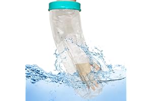 DADAPANGHU Protezione Gesso Doccia Braccio, Copri Braccio Impermeabile Riutilizzabile per Bambini e Adulti, per Polso Rotto, Gomito, Ferita Alle Dita, Burns, Ideale da Utilizzare in Bagno o Doccia