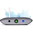 iFi ZEN Blue HiFi Bluetooth Receiver Desktop DAC/Adapter - Wireless Input/Outputs - Optical/Coaxial/SPDIF/RCA / 4.4 Balanced - Audio System Upgrade