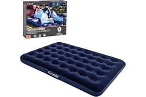 Crystals Double Blow Up Airbed, Quick Inflatable Air Mattress for Adults & Kids, Waterproof Camping Mattress, Inflatable Air Bed for Indoor & Outdoor Adventures