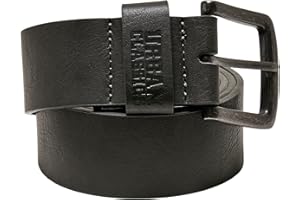 Urban Classics Imitation Leather Belt Unisex Cintura marrone