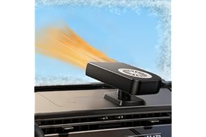 NIFBANG Car Heater,12 Volt Portable Car Heater,Plugs into Cigarette Lighter,Rotatable Adjustable Fast Heating Auto Car Window Defroster Windshield Defogger,2 in 1 Heating & Cooling Automobile Heater