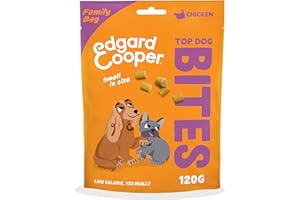 EDGARD & COOPER Edgard Cooper Premios para Perros, (Pato y Pollo, Pequeño) - (1 x 50g) Bocaditos para Cachorros, Sin Cereales, Carne Fresca, Llena de aminoácidos Esenciales para un estómago Sano