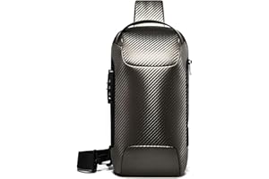 FANDARE Bolso Pecho Bolsos de Hombre Mujer Sling Crossbody Bag Gran Capacidad Bolsos Cruzados mit USB Bandoleras Cruzada Mochilas y bolsas de automoción Viaje Deportes Ciclismo Montañismo Poliéster