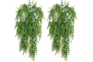 Volsha 2 Pack Fake Ivy Leaves Decoration, 15ft Artificial Hanging Plants Garlands, for Home Hotel Office Wedding Party Garden Craft Art Decor, Arch Arrangement Decoration