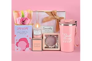 GEEKEO Regalos para Madre Navidad, Regalo Cumpleaños Madre, Taza Termo Regalo para Mama, Pack Regalo Dia de la Madre, Regalos Originales para Madres Navidad, Regalos para Nueva Mamá