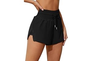 ATTRACO Women's Swim Shorts with Pockets High Waisted Bathing Suit Swim Bottoms