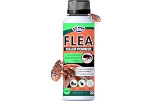 Aviro Flea Powder For Carpets - Household Flea Powder For The Home. Pet-Friendly Flea Treatment Approved For Use On Hard & Soft Furnishing Including Pet Bedding. Naturally Derived Powerful Flea Killer